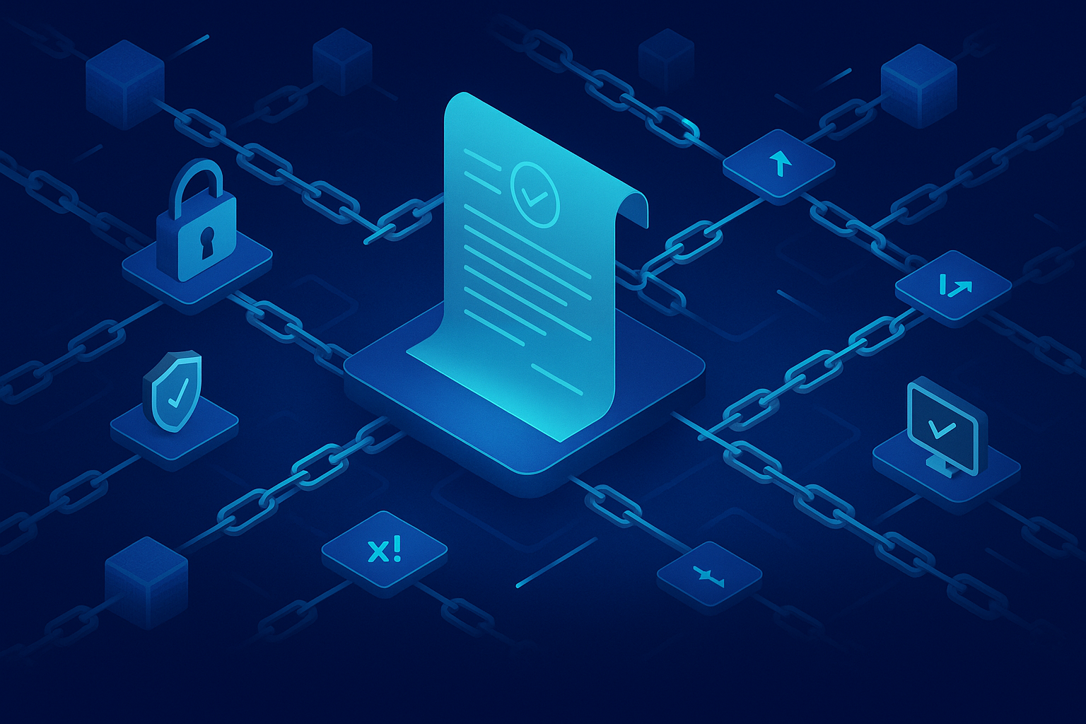 Illustration of a DAO vault protected by smart contract insurance protocols in DeFi, symbolizing secure decentralized treasury management.