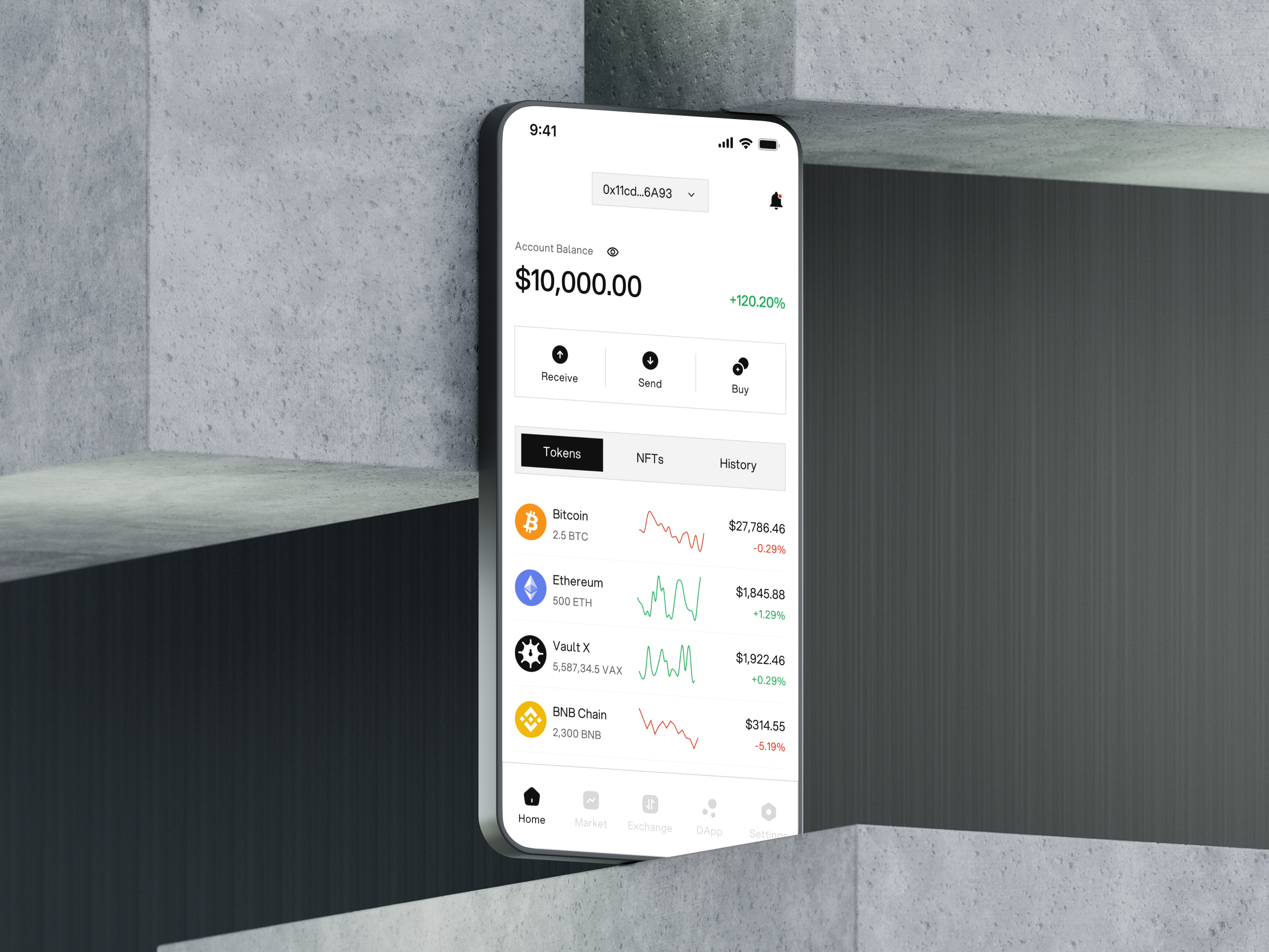 Octav crypto portfolio management interface