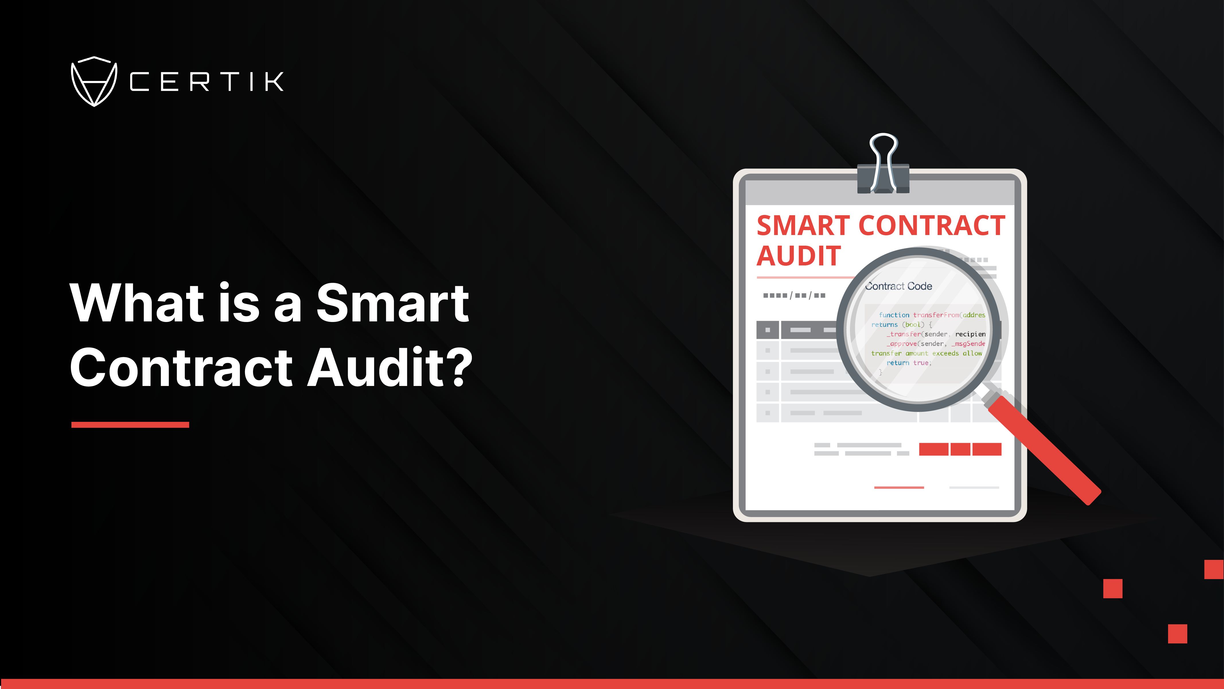 published smart contract audit report